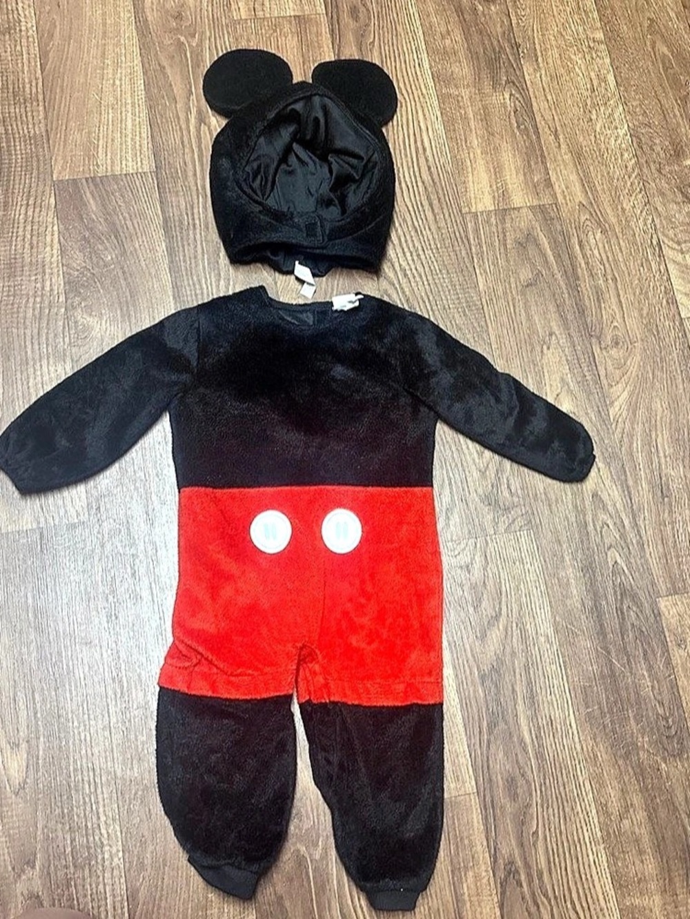 Disney Baby Mickey Mouse Plush Costume Black & Red